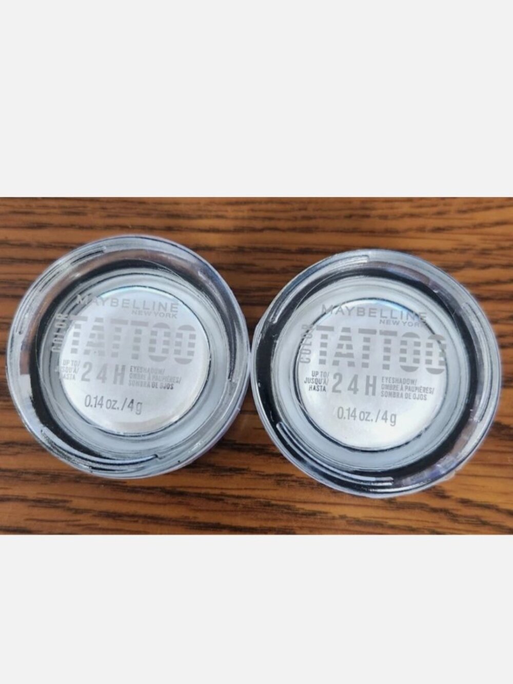 2PCS MAYBELLINE COLOR TATTOO UP TO 24HR LONGWEAR CREAM EYE SHADOW #35 CHILL GIRL